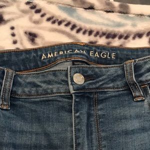 AE super stretchy high rise jeggings